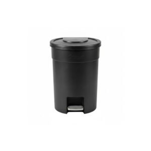Dustbin 50Lt Black Otima