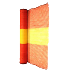 Orange & Yellow Woven Barrier Netting