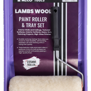 Lambswool Paint Roller & Tray Set