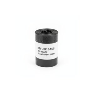 Refuse Bag 20s Black Standard +/- 18mic