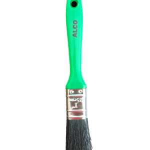 Paint Brush Green Plastic Handle DIY 1-Inch - 25MM