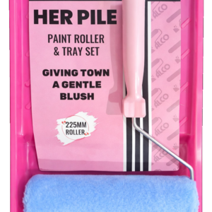 Her Pile Paint Roller & Tray Set