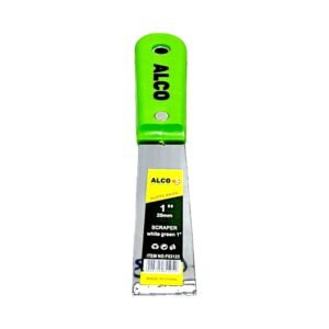 Scraper Plastic Handle Green (Putty Knife) 1-Inch - 25MM