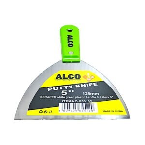 Scraper Plastic Handle Green (Putty Knife) 5-Inch - 125MM