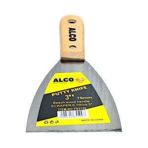 Scraper Wooden Beech Handle (Putty Knife) 3-Inch - 75MM