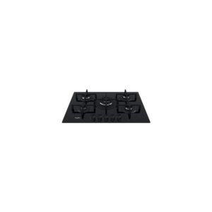 Whirlpool 70cm 5 Burner Black Gas on Glass Hob