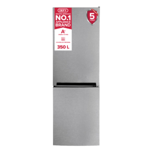 Defy 350lt Bottom Mounted Fridge/Freezer Metallic DAC622