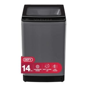 Defy 14kg Top Loader Washing Machine Manhattan Grey DTL160