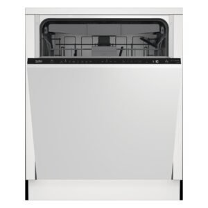 Beko 14 Place Setting Integrated Dishwasher, White DIN48Q21