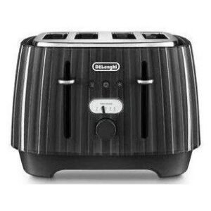 DeLonghi Ballerina 4 Slice Toaster (Opaline White) CTD4003.W