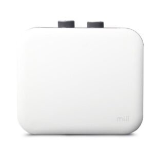 Mill PTC 1800W White Fan Heater - Compact