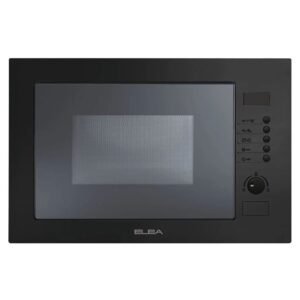 Elba Elio 38cm Black Metal Paint Built-In Microwave