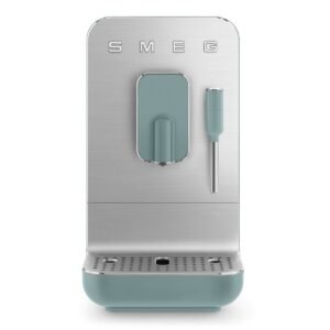 Smeg Bean-to-Cup Coffee Machine, Matt Emerald (built-in grinder, one-touch drinks, 19-bar) BCC12EGMEU