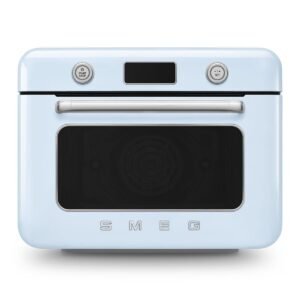 Smeg 10-in-1 Countertop Oven, Glossy Pastel Blue (Galileo cooking tech, Smart Steam, Airfry) COF01PBEU