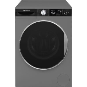 Smeg 10kg Washing Machine, Dark Inox, 1400rpm, Inverter Motor, Steam Care WM3T04XSA