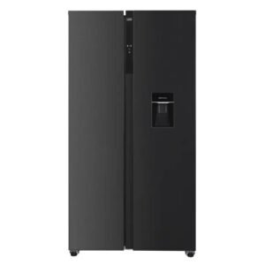 Beko 90cm 512L Side By Side Fridge, Dark Inox, HarvestFresh GNO532B