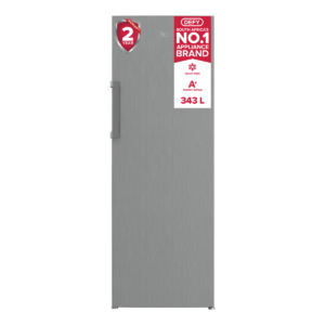 Defy 60cm | 343lt Full Fridge Titanium Inox DFD458
