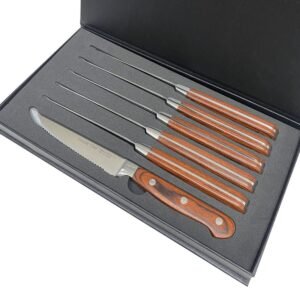 Snappy Chef 6pc Steak Knife Set