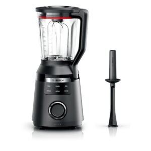 Bosch Series 6 Blender VitaPower 1800W, Smart Safe Blending with Jug Recognition MMB6652B