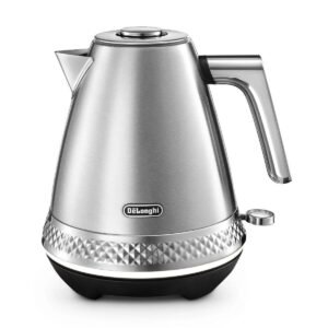 DeLonghi Diadema Cordless Kettle 1.7L Metal Finish KBV3001.M