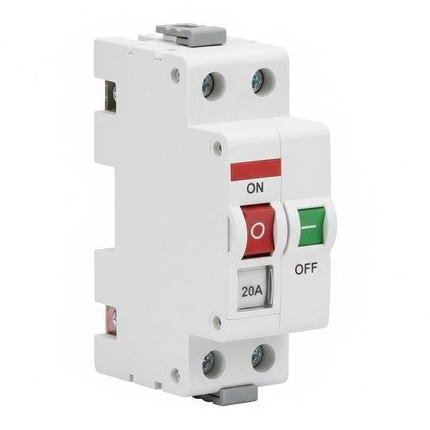 C-Breaker Din Rail White 20A