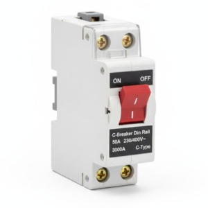 C-Breaker Din Rail White 50A