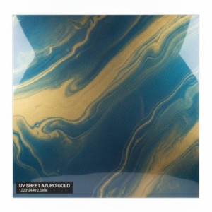 UV Sheet Azuro Gold 1220*2440.2.5mm