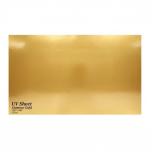 UV Sheet Glamour Gold 1220*2440.2.5mm