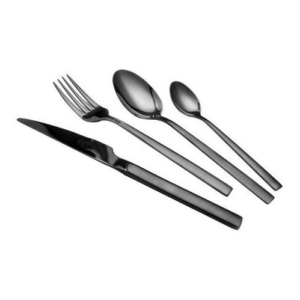 Salton Black 16-Piece Cutlery Set